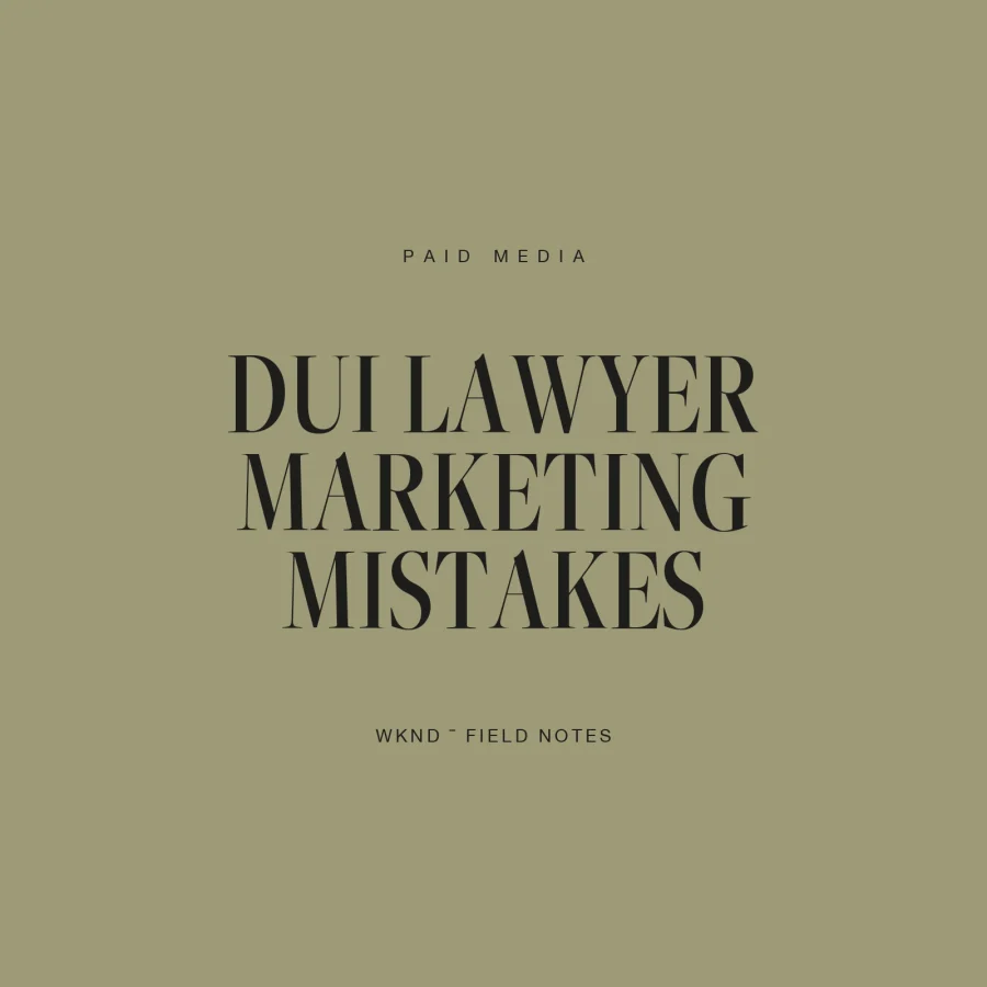 Dui lawyer marketing